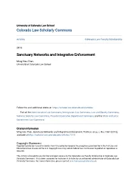 Sanctuary Networks and Integrative Enforcement