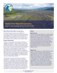Santa Clara River Conservancy Sespe Cienega Restoration and Pubilc Access Project