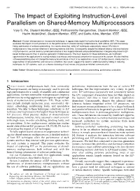 The Impact of Exploiting Instruction-Level Parallelism on Shared-Memory Multiprocessors