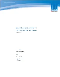 2. Transportation Study from Bunt and Associates