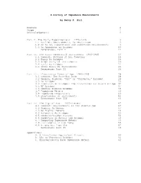 A History of Impedance Measurements