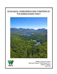 Ecological Composition and Condition of the Boreas Tract