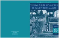 Eminent Domain Abuse