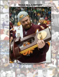 Section 5- 2020-21 WCHA NCAA History.Indd