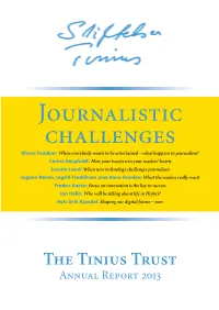 Journalism Undergoing Change