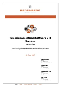 Telecommunications/Software & IT Services