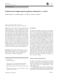 Enzyme-Based Amperometric Galactose Biosensors: a Review