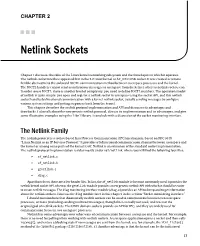 Netlink Sockets