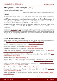 Bibliography: Conflict in Syria (Part 4)