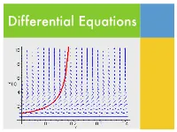 Differential Equations