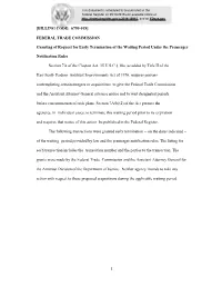 FEDERAL TRADE COMMISSION Granting of Request for Early