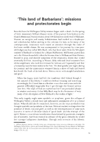 Missions and Protectorates Begin