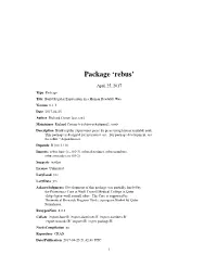 Package 'Rebus'