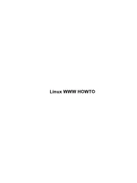 Linux WWW HOWTO Linux WWW HOWTO
