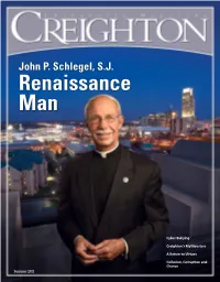 Creighton and Omaha Than at Any Time in Its History