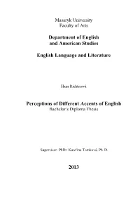 Perceptions of Different Accent