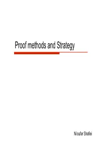 Proof Methods and Strategy