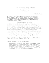 John Nicholas Beffel Papers