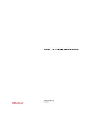 SPARC T5-2 Server Service Manual
