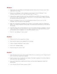 Wallpaper Set up Instructions.Pdf