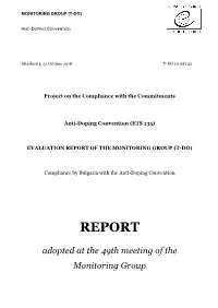 Report of the Monitoring Group (T-Do)