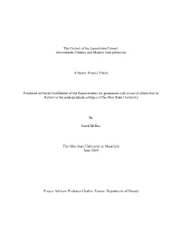 The History of the Jamestown Colony: Seventeenth-Century and Modern Interpretations