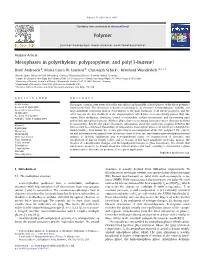 Mesophases in Polyethylene, Polypropylene, and Poly(1-Butene)