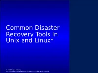 Unix Profession Webcast October 2007