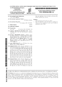 International Application Number: Published: PCT/US20 19/052026 — with International Search Report (Art