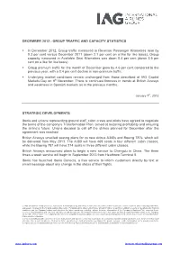 Group Traffic and Capacity Statistics