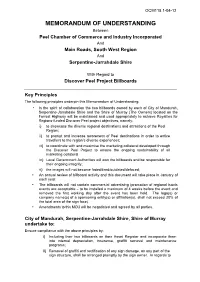 Memorandum of Understanding