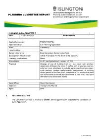 PLANNING COMMITTEE REPORT Planning and Development Division Environment and Regeneration Department