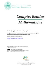 An Upper Bound and Finiteness Criteria for the Galois Group of Weighted