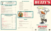 Buzzy Menu 2018.Indd