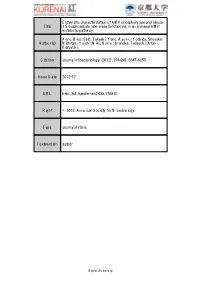 Enzymatic Characterization of AMP Phosphorylase and Ribose- Title 1,5-Bisphosphate Isomerase Functioning in an Archaeal AMP Metabolic Pathway