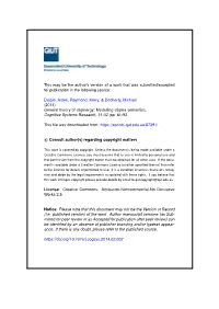 General Theory of Stigmergy: Modelling Stigma Semantics