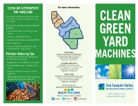 MACHINES Can Help Reduce Air Pollution By: Complaint Line: 1-800-281-7003