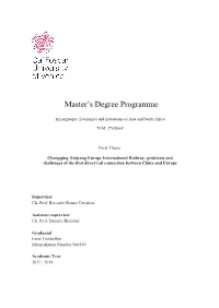 Master's Degree Programme