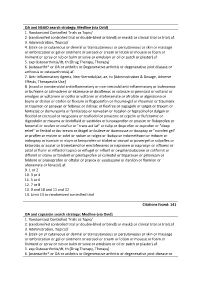 OA and NSAID Search Strategy: Medline (Via Ovid) 1. Randomized Controlled Trials As Topic/ 2