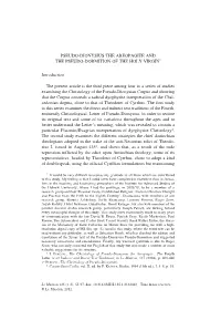 Pseudo-Dionysius the Areopagite and the Pseudo-Dormition of the Holy Virgin*