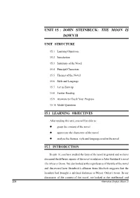 Unit 15 John Steinbeck the Moon Is Down II.Pmd
