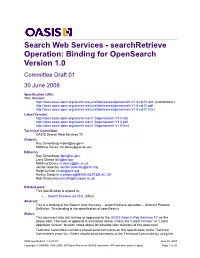 OASIS Specification Template