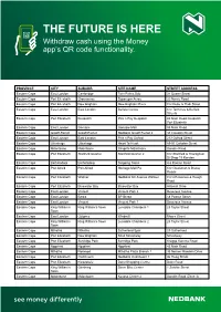 THE FUTURE IS HERE Withdraw Cash Using the Money App’S QR Code Functionality
