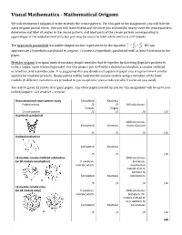 Visual Mathematics - Mathematical Origami