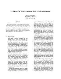 A Look Back at “Security Problems in the TCP/IP Protocol Suite”