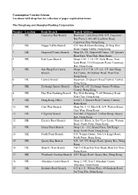 Consumption Voucher Scheme-Locations with Drop-Box