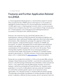 Features and Further Application Related to L2HGA