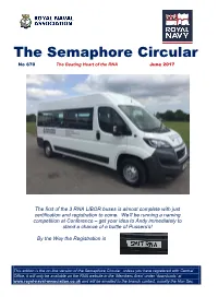 The Semaphore Circular No 670 the Beating Heart of the RNA June 2017