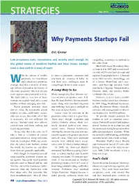 Why Payments Startups Fail
