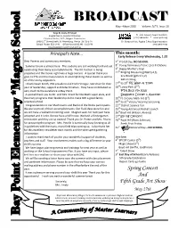 BROADCAST May –Mayo 2010 Volume XIV, Issue 10